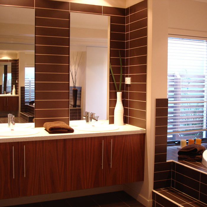 12mm stainless steel u channel - Beautiful contemporary bathroom