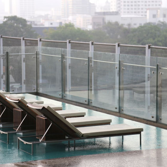 12mm stainless steel u channel - Glass-On-Terrace