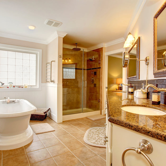 backing for mirror - Luxury bathroom interior