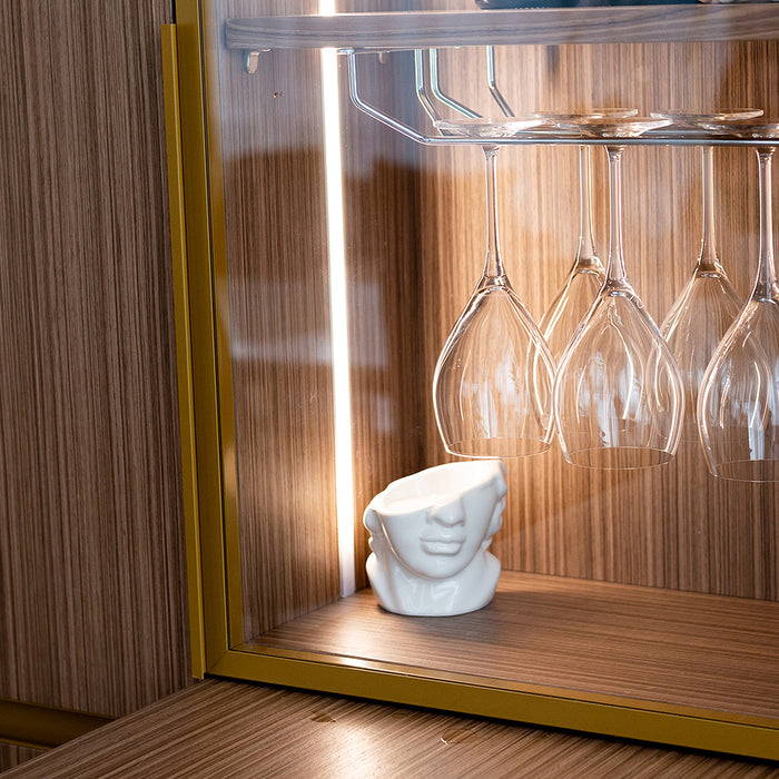 glass display cabinet