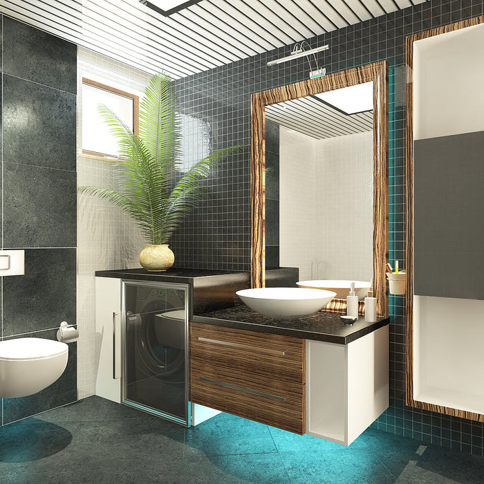 deep u channel for glass - bathroom place 3d interior design