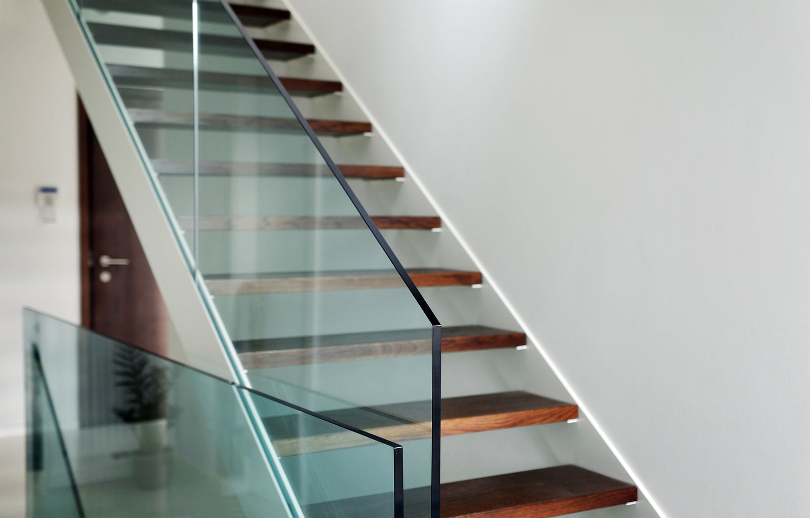 deep u channel for glass - glass balustrade in house