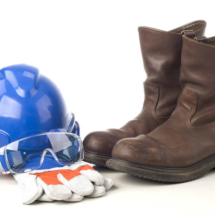 glass handling gloves - set of protective equipment