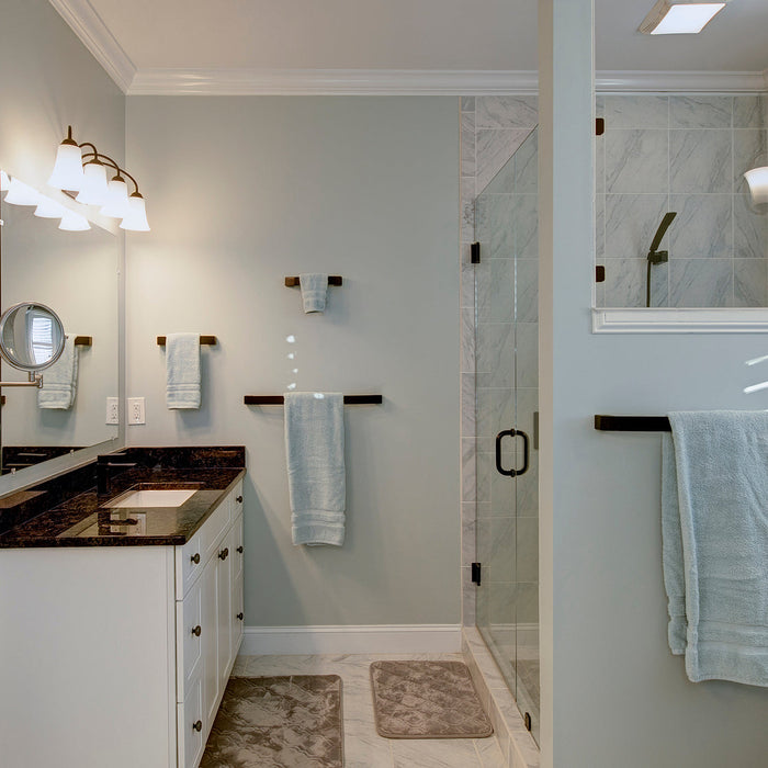 glass hardware - Beautiful luxury bathroom