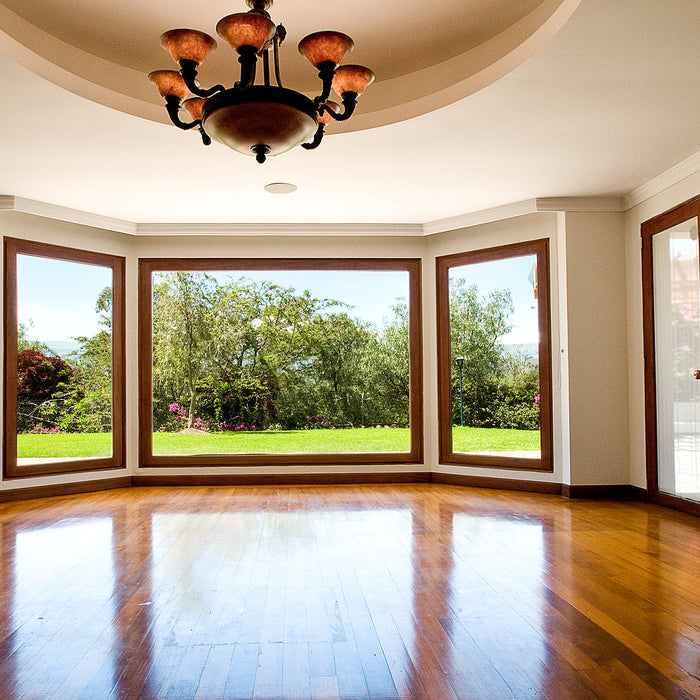 glass hardware - Empty big living room