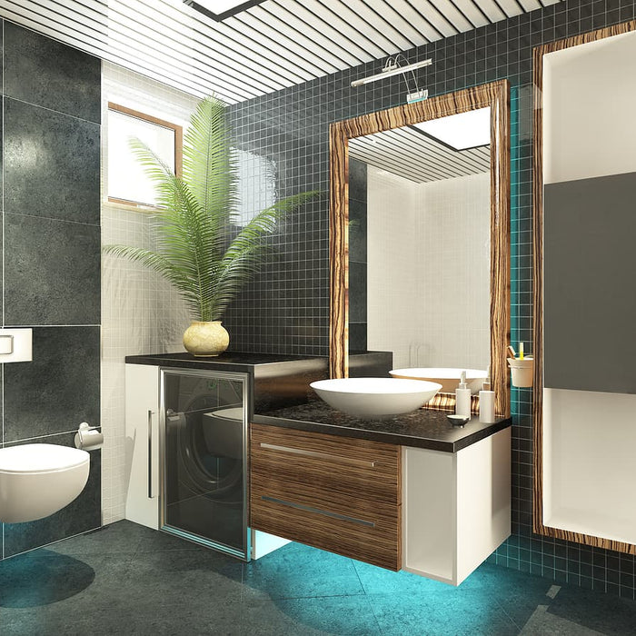 luxury shower door handles - bathroom place 3d interior design