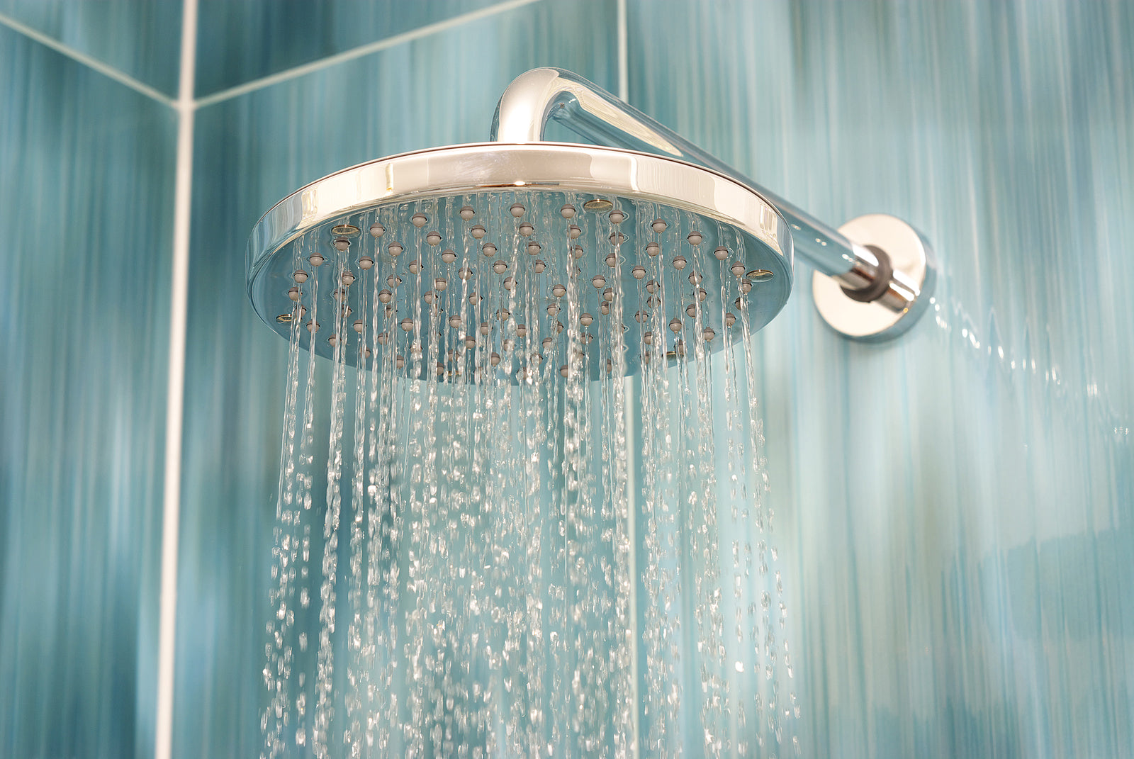 shower glass U channel - shower head