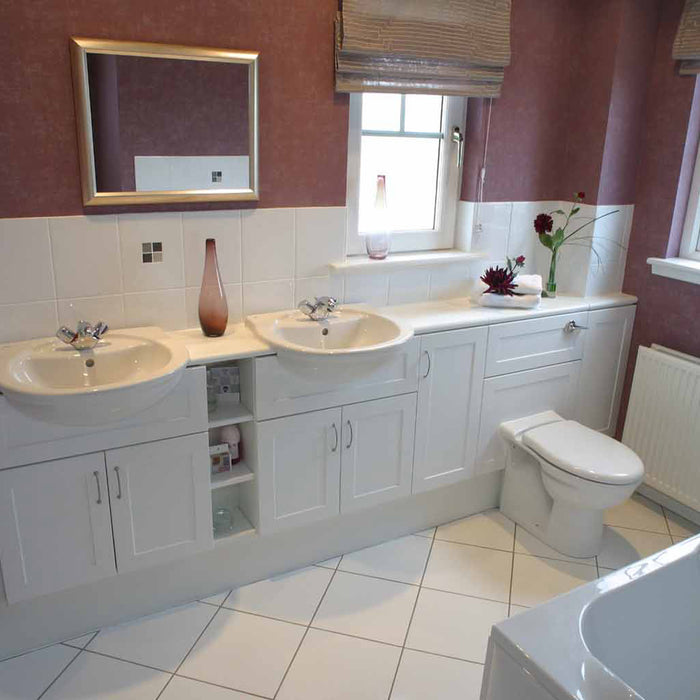 shower screen wall channel - Interior of modern bathroom