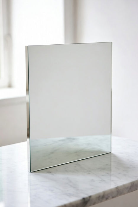 6 mm Silver Mirror POLISHED + Safety Backing £115 per m2