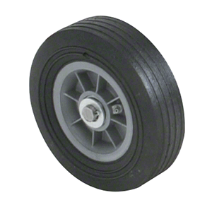 Black 8" All-Rubber Wheel