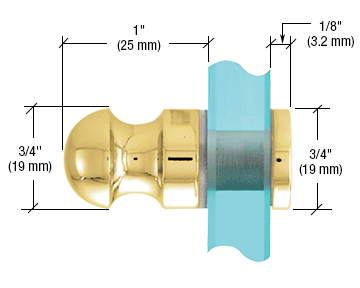 polished-chrome-mini-bulb-style-single-sided-door-knob