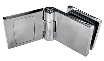 Polished Chrome Altea Series Adjustable Wall Mount Glass Clamp