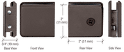 beveled-style-notch-in-glass-fixed-panel-u-clamps