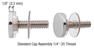 3/4" (19 mm) Diameter Standoff Caps