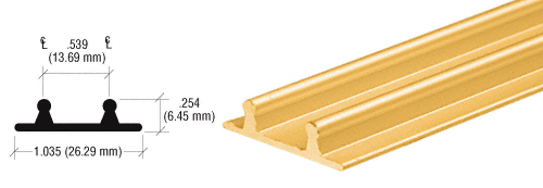 Aluminium Lower Channel for Deep Recess Installations