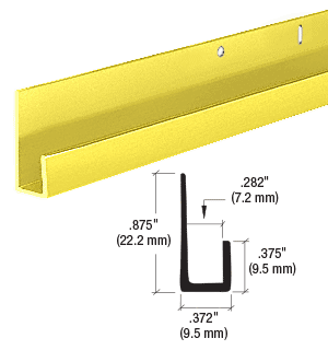 1/4" Standard Aluminum J-Channel