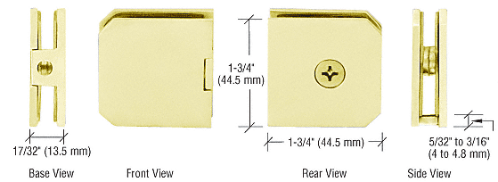 Monaco Series Fixed Panel U-Clamps