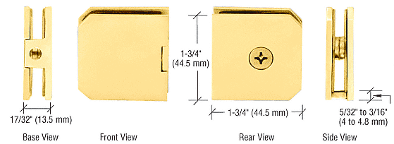 Monaco Series Fixed Panel U-Clamps