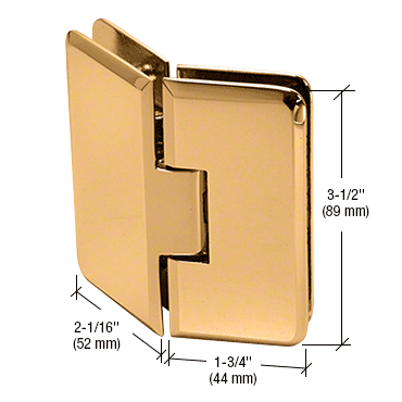 Petite Series Glass-to-Glass Mount Hinges (6mm to 8mm)