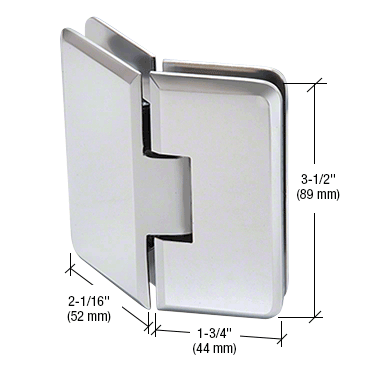 Petite Series Glass-to-Glass Mount Hinges (6mm to 8mm)