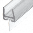 Polycarbonate Bottom Rail With Wipe for 1/2" Glass
