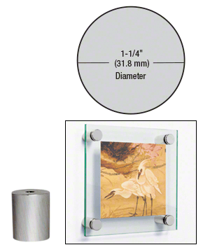 1-1/4" (32 mm) Diameter x 1-1/2" (38 mm) Long Standoff Bases