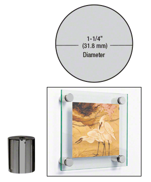 1-1/4" (32 mm) Diameter x 1-1/2" (38 mm) Long Standoff Bases