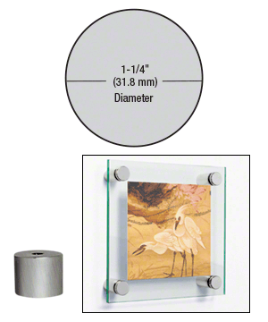 1-1/4" (32 mm) Diameter x 1" (25 mm) Long Standoff Bases