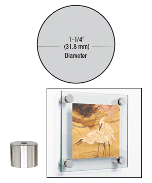 1-1/4" (32 mm) Diameter x 1" (25 mm) Long Standoff Bases