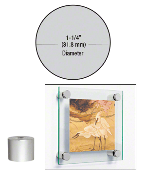 1-1/4" (32 mm) Diameter x 1" (25 mm) Long Standoff Bases