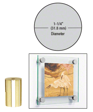 1-1/4" (32 mm) Diameter x 2" (51 mm) Long Standoff Bases