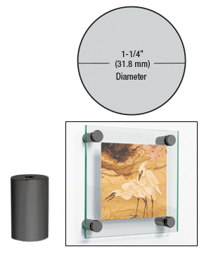 1-1/4" (32 mm) Diameter x 2" (51 mm) Long Standoff Bases