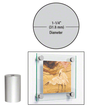 1-1/4" (32 mm) Diameter x 2" (51 mm) Long Standoff Bases