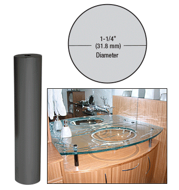 1-1/4" (32 mm) Diameter x 6" (152.4 mm) Long Standoff Bases