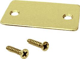 End Cap with Screws for Shallow U-Channel