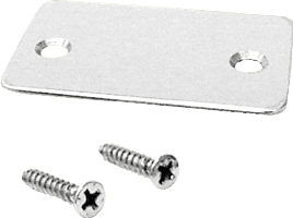 End Cap with Screws for Shallow U-Channel