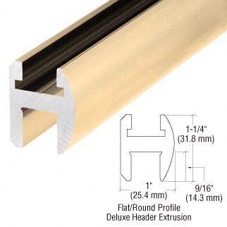 66" (1.67 Metres) Round/Flat Profile Deluxe Header Kits