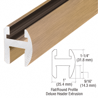 95" (2.41 m) Round/Flat Profile Deluxe Header Kits