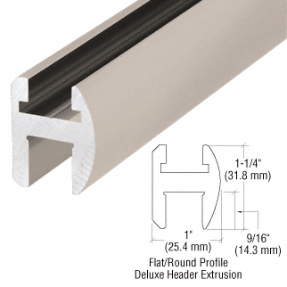 95" (2.41 m) Round/Flat Profile Deluxe Header Kits