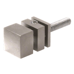 Chrome Square Single-Sided Knob