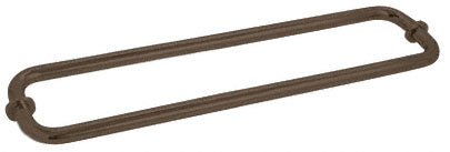 18 Inch SD Series Back-to-Back Shower Door Towel Bars for Glass