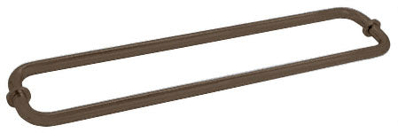 24 Inch SD Series Back-to-Back Shower Door Towel Bars for Glass