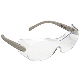 Clear Deluxe Safety Glasses