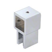 Movable Bracket for 1/4" to 5/16" (6 to 8 mm) Glass - Square Bar