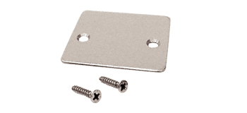 End Cap with Screws For Roll-In Top Load U Channels