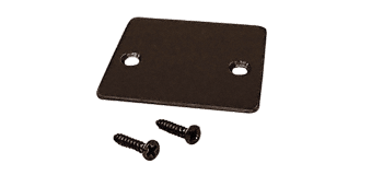 End Cap with Screws For Roll-In Top Load U Channels