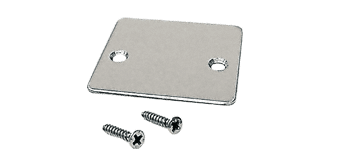 End Cap with Screws For Roll-In Top Load U Channels